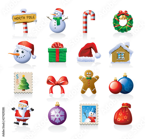 Vektor: Christmas icon set Christmas icon set