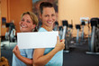 Werbung für Frauenfitness