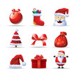 Vektor: christmas icons christmas icons