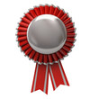 Blank award ribbon rosette