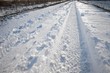 Snowy track