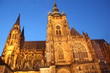 cathédrale de Prague (château) la nuit
