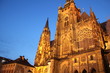 cathédrale de Prague (château) la nuit