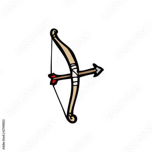 bow arrow cartoon