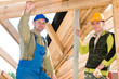 group of roofers