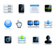 Communication and internet icons set Communication and internet icons set