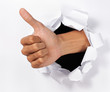 Hand showing Thumb up