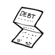 letter of debt drawing