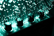 Fiber optics background with lots of light spots Fiber optics background with lots of light spots