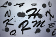 Décoration murale - Lettres Tags - Art moderne Décoration murale - Lettres Tags - Art moderne