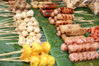 thai style meat ball on grill thai style meat ball on grill