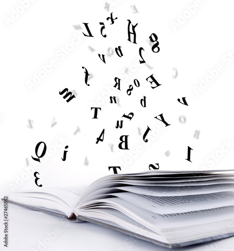 Photo: open book. open book.