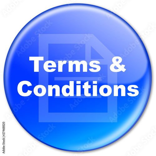 Illustration: TERMS & CONDITIONS Web Button (policy use copyright legal) TERMS & CONDITIONS Web Button (policy use copyright legal)