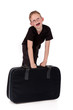 Young boy suitcase Young boy suitcase