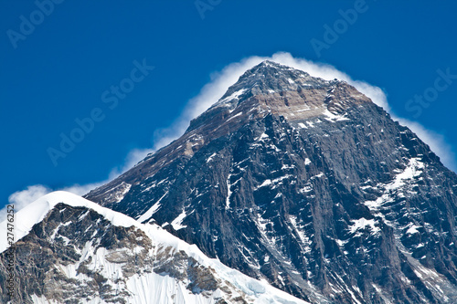Photo: Top of the Mount Everest view from Kala Pattar, Nepal Top of the Mount Everest view from Kala Pattar, Nepal