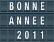 BONNE ANNEE 2011 - Affichage gare ou aéroport