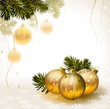 light Christmas background