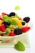 Fresh fruits salad with mint- Healthy Eating Fresh fruits salad with mint- Healthy Eating