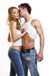 passionate couple