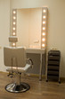 Workplace make-up (barber-up) artist.