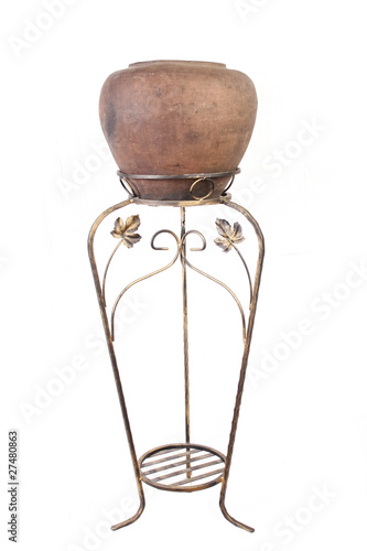 Photo: old pot stand old pot stand