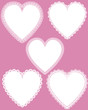 sweet heart lace set sweet heart lace set