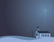 Snowy Night Church Snowy Night Church