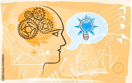 Illustration: Knowledge concept Knowledge concept
