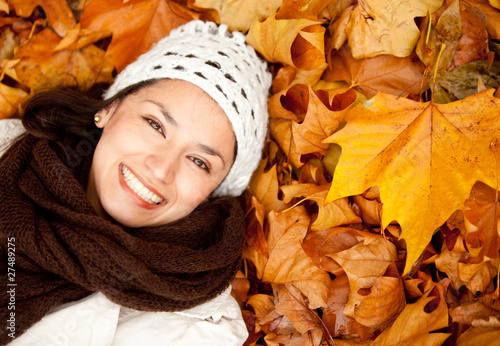 Photo: Autumn woman portrait Autumn woman portrait