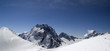 Panorama Caucasus Mountains. Dombay. Panorama Caucasus Mountains. Dombay.
