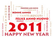 happy new year - spanish, french, italian happy new year - spanish, french, italian