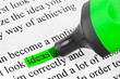 Highlighter and word Ideas