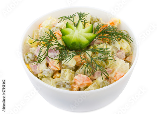 Photo: salad with pea salad with pea