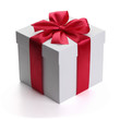 Gift with ribbon and bow.