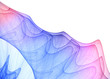 Blue and red abstract background