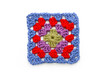 Crocheted grannt squre