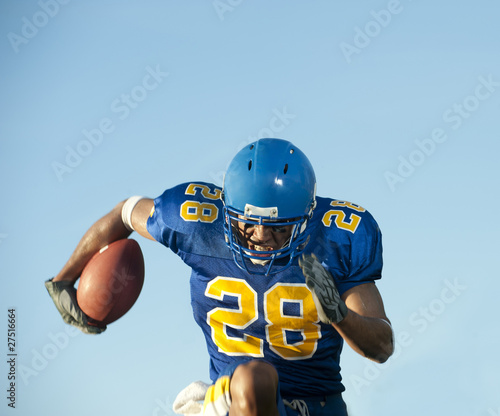 Photo: Football Player with Ball Football Player with Ball