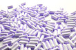 blue purple generic capsules