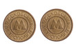 Moscow metro token Moscow metro token