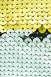 golden and silver fish scale fabric texture