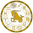 Illustration: Tierkreiszeichen - Steinbock Tierkreiszeichen - Steinbock