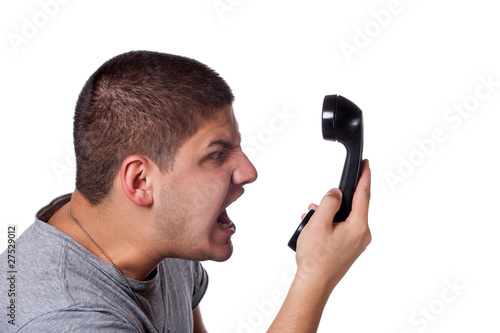 Photo: Angry Phone Conversation Angry Phone Conversation