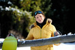 Snowboarder girl