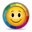 Colored Button / Smiley - 01