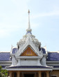 Top of pavilion with nice sky in Thailand.