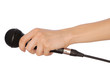 black microphone