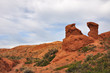 Startling, like a ancient castle the Skazka canyon in Kyrgyztan Startling, like a ancient castle the Skazka canyon in Kyrgyztan