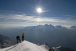 Bergsteiger am Weißhorn