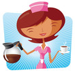coffee waitress