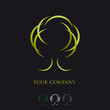 logo entreprise, logo arbre